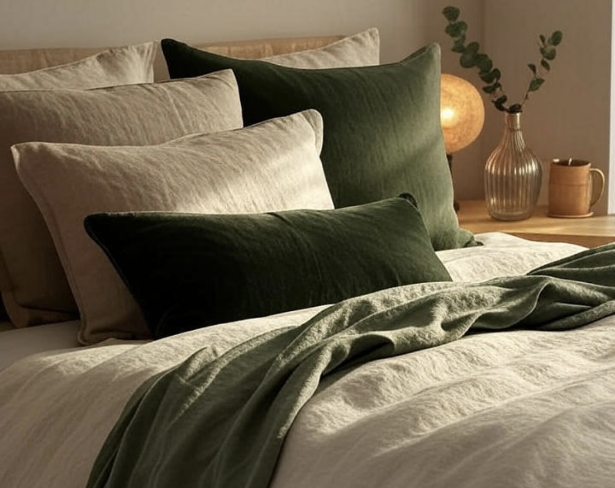 Softly lit, calm still life of a bat motif